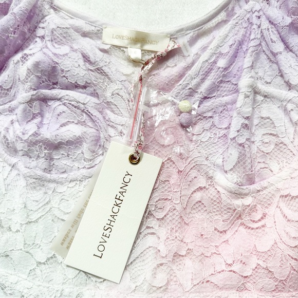 LAST CHANCE! NWT LOVESHACKFANCY Alela Dress Multi Tie Dye 6 NEW Style D1455-992 - Picture 7 of 12